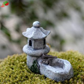 Mô hình tòa tháp mini trang trí sân vườn