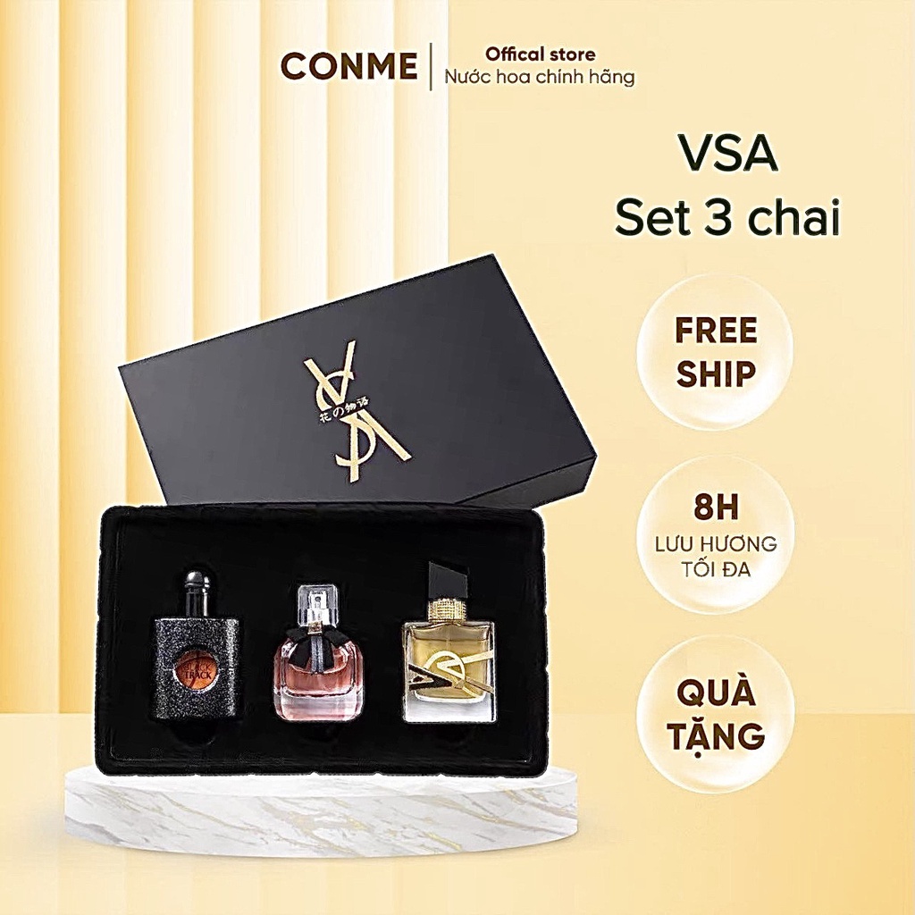 Nước hoa nữ VSA chính hãng - Combo 3 chai nước hoa nữ thơm lâu giá rẻ mai69.hanoi thơm cực lâu thơm rất lâu