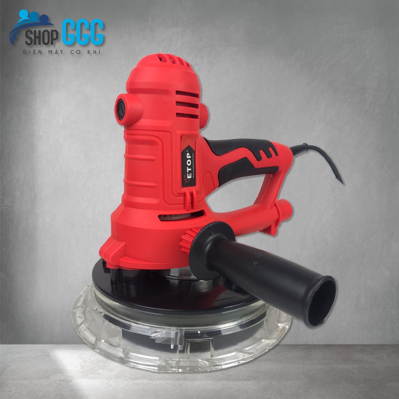 Máy chà tường chính hãng Etop SL1535 công suất 1350w, đĩa mài 180mm - 6 cấp điều chỉnh tốc độ - Có hút bụi