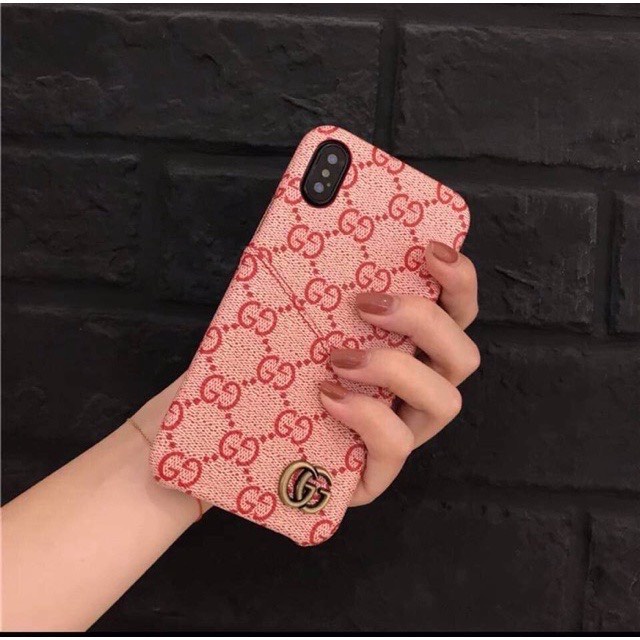 Ốp Lưng GUCCI Hồng Dành Cho Iphone XsMax