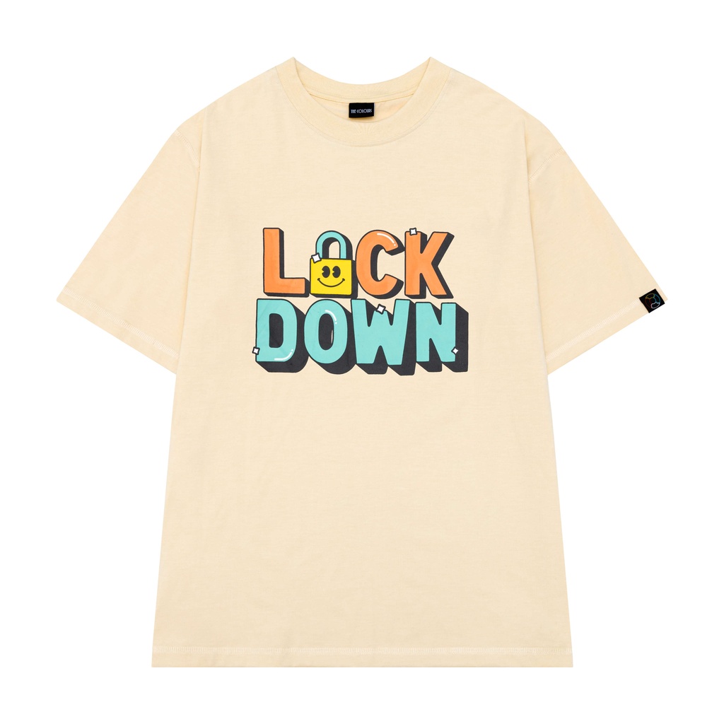 Áo thun nam nữ LOCKDOWN local,phom Unisex The Colours, cotton 2c cực thoáng mát,thoải mái,năng động