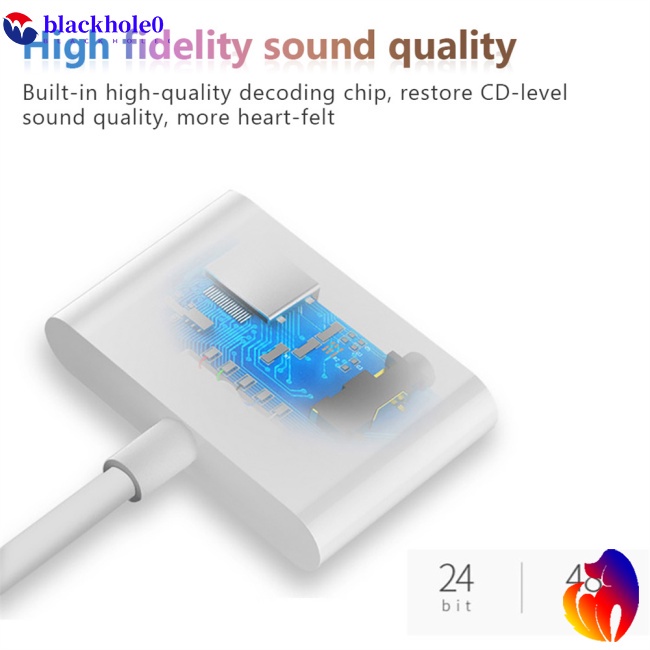 Đầu Chia Cổng Sạc Tai Nghe 3.5mm 2 Trong 1 Tiện Dụng