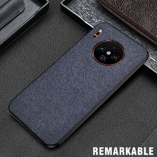 Mate 30 pro - Ốp lưng vải kết hợp da