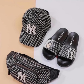 Dép nón túi chéo MLB monogram