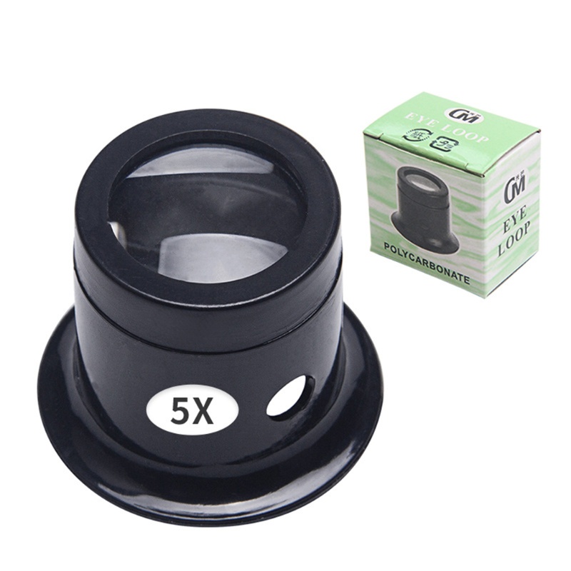 Kính lúp sửa chữa đồng hồ trang sức phóng to 3X/5X/10X/15X/20X tiện dụng chất lượng cao