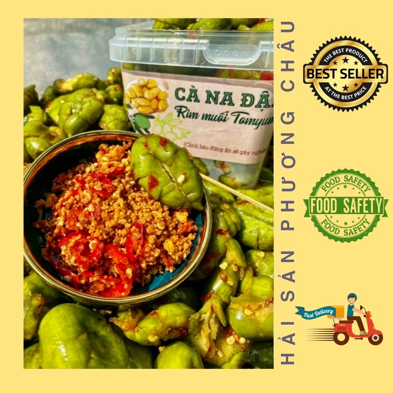 [HỎA TỐC SG] Cà na đập rim muối tôm đậm đà 500g