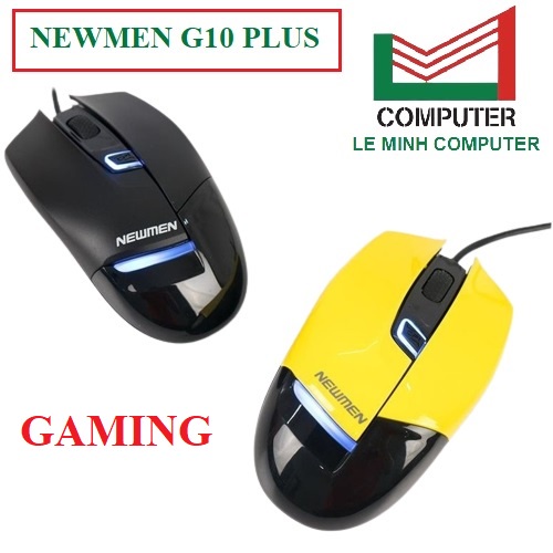 Chuột GAMING NEWMEN G10 PLUS Black/Yellow USB Chính hãng