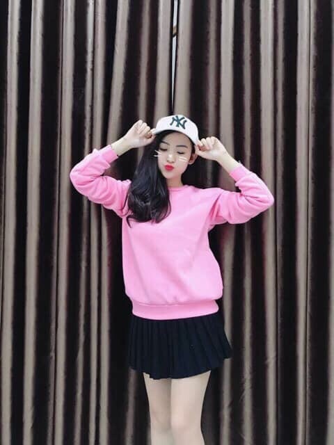 ỐI RẺ QUÁ☘️☘️☘️Áo Nỉ Trơn Hoodie Không Mũ Đây | BigBuy360 - bigbuy360.vn