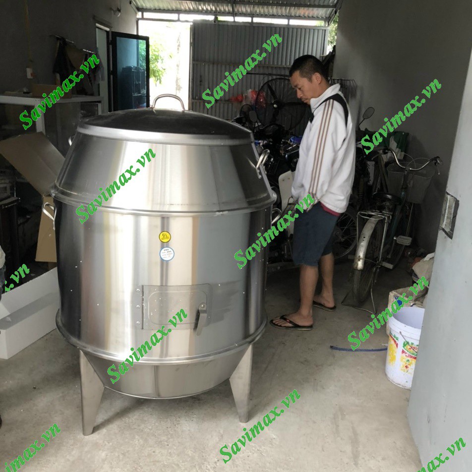 Lò quay gà vịt bằng than 80 năng suất cao, quay vịt cho mùi thơm hấp dẫn