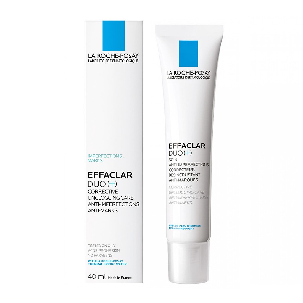 Kem Dưỡng Da La Roche Posay Effaclar Duo+ Giúp Giảm Mụn Ngăn Ngừa Vết Thâm