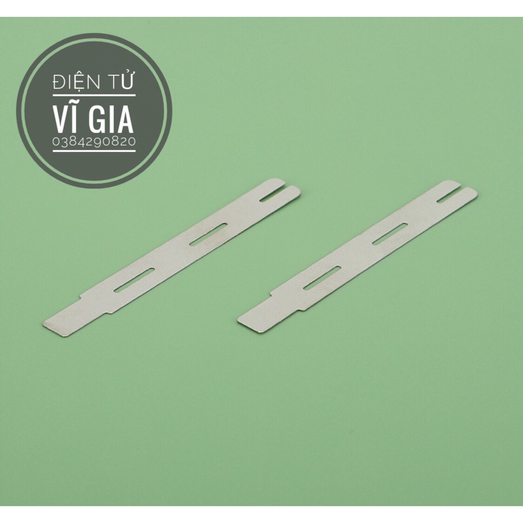 Kẽm hàn cell pin vuông 18650 kẽm vuông 3P dày 0.18mm