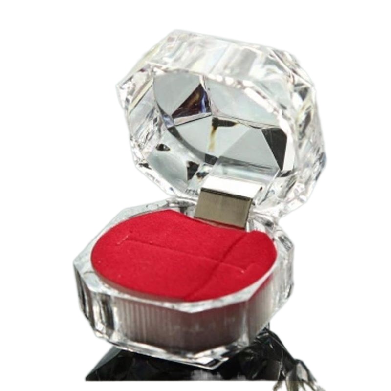 Hộp nhỏ đựng trang sức bằng acrylic trong suốt đơn giản