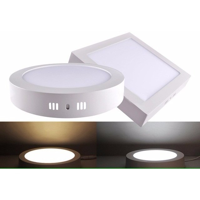 Đèn LED Ốp Trần 12w Tròn/Vuông Siêu Sáng - Tiết Kiệm Điện Năng Đèn LED Ốp Nổi