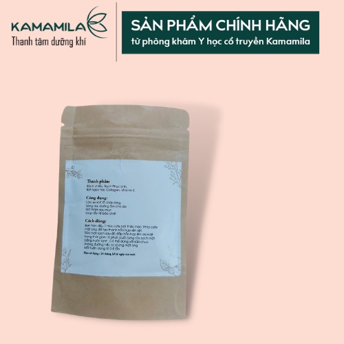 Bột Đắp Mặt Thảo Mộc Cao Cấp Kamamila - Hỗ trợ sẽ khít lỗ chân lông, ngừa thâm, làm sáng da, dưỡng ẩm Túi 20 gram