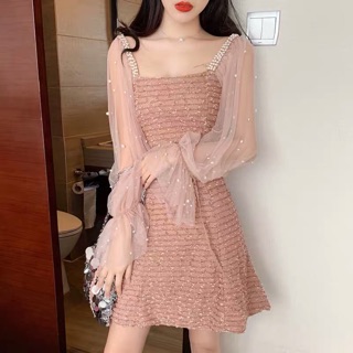 Váy nữ tay bồng điệu đà