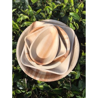 Combo mo cau thân thiện/Set 8 người ,chén đĩa mo cau dùng 1 lần cao cấp, tiện lợi, thân thiện môi trường/mo cau xứ Tiên