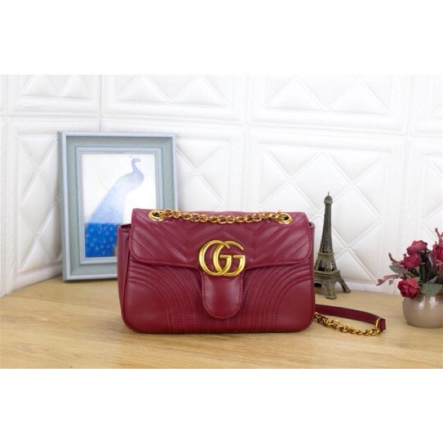 TÚI ĐEO CHÉO GUCCI MARMONT SIZE 22