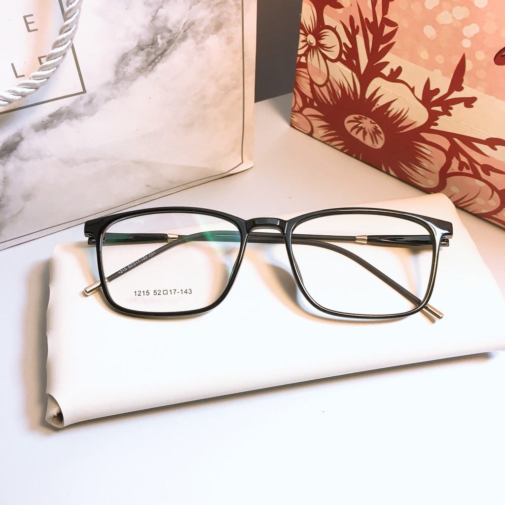 [Mã SKAMCLU7 giảm 10% cho đơn từ 0Đ] Gọng kính vuông 1215 kèm cắt mắt cận viễn loạn | BigBuy360 - bigbuy360.vn
