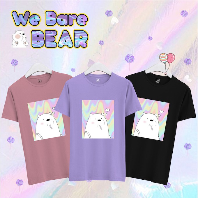 Áo phông lửng ''We Bare Bear''