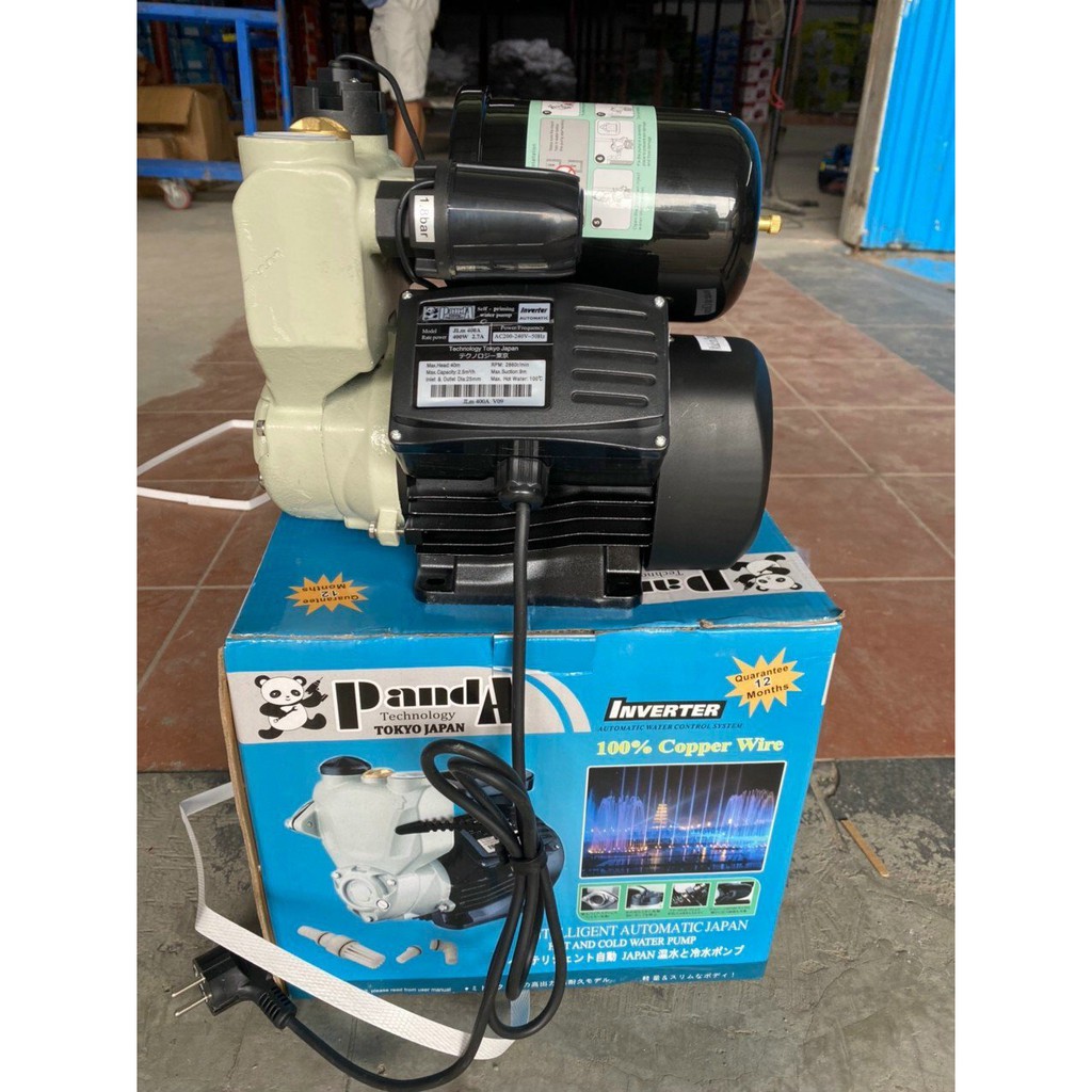 Bơm tăng áp tự động Panda 200W rơle từ không ồn dùng cho gia đình-Bảo hành 12 tháng