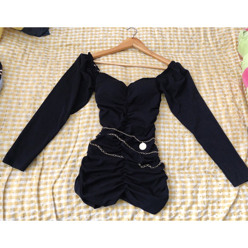 Váy Body Nhún Thun Tăm Siêu Tôn Dáng