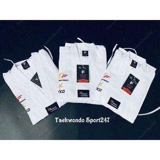 Võ Phục Taekwondo phong trào vải sọc dày mẫu mới nhất năm 2024