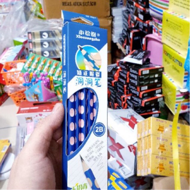 Sỉ 12 cây bút chì định vị kèm gọt