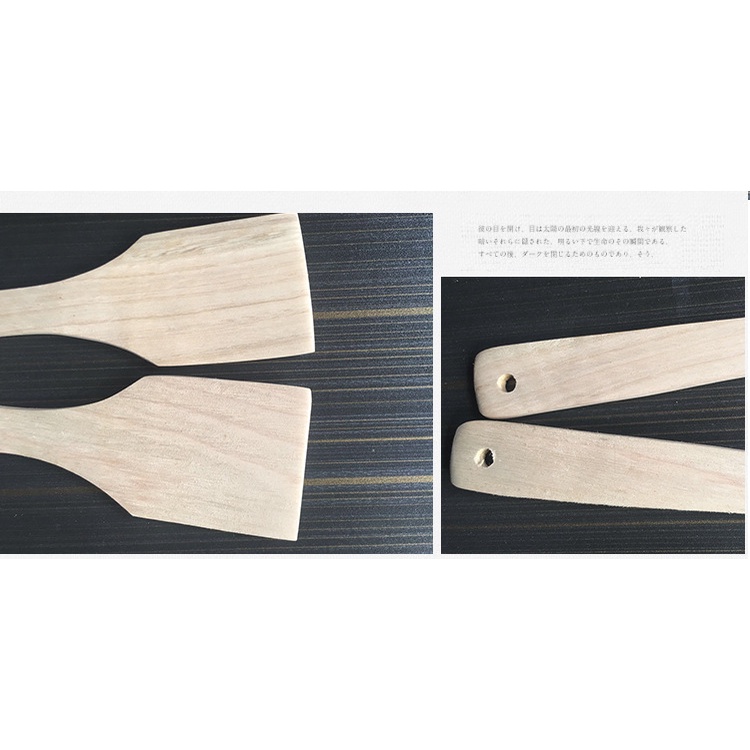 Bộ Dụng Cụ Nấu Ăn Bằng Gỗ Chống Dính Tiện Dụng Cho Nhà Bếp