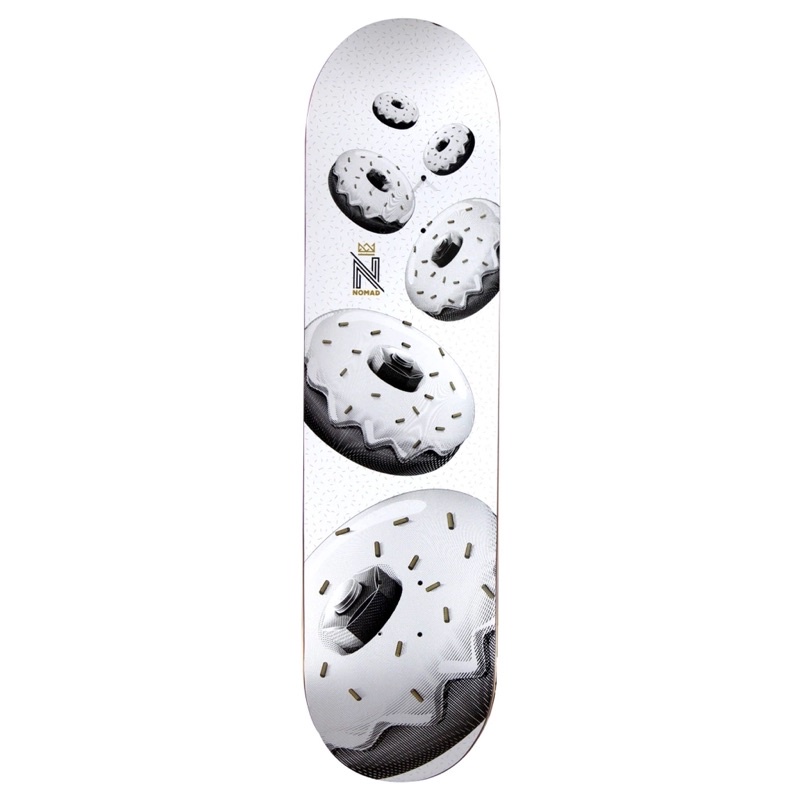 Mặt Ván Trượt Skateboard NOMAD TASTY DONUT DECK 8.0