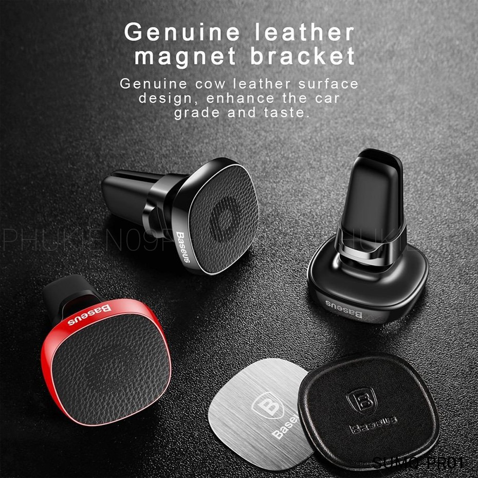 [CHÍNH HÃNG] GIÁ ĐỠ ĐIỆN THOẠI Ô TÔ KẸP CỬA GIÓ HÚT NAM CHÂM BASEUS SUMQ-PR01 | BigBuy360 - bigbuy360.vn