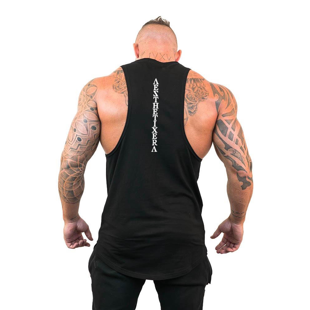 Workout Brand Vest Bodybuilding Clothing Casual Cotton Gym Tank Tops Men Sleeveless Fashion Undershirt Fitness Stringer Muscle