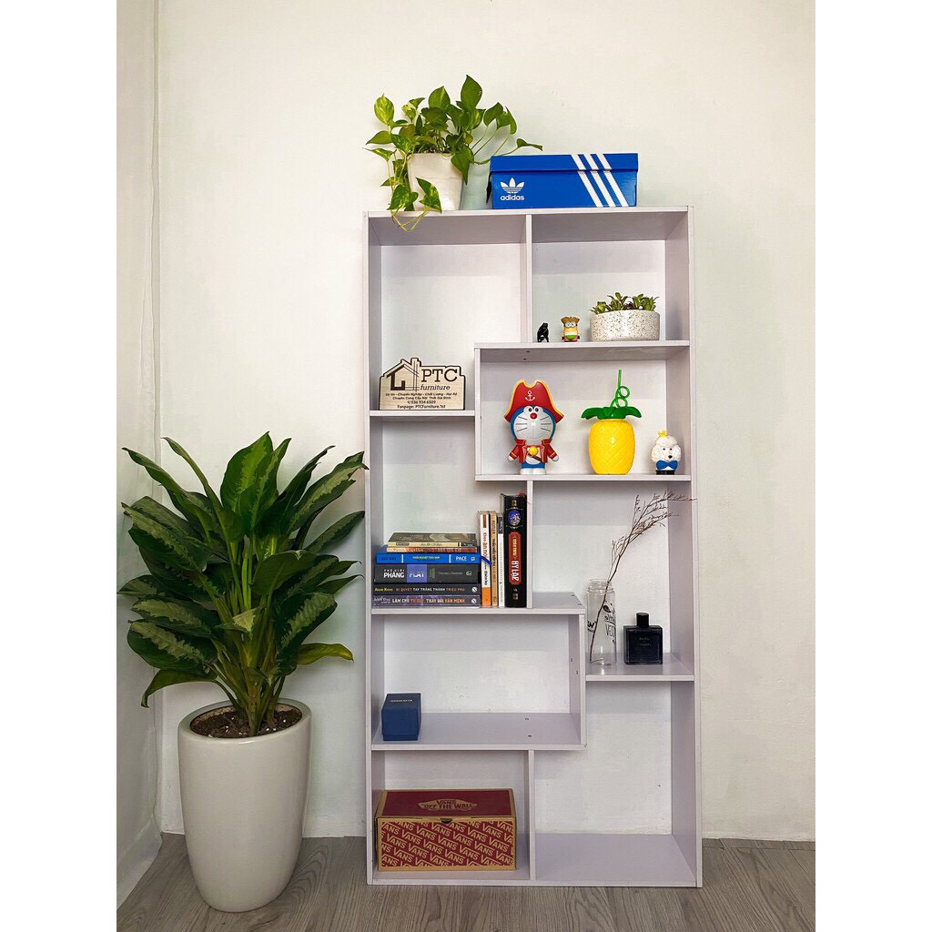 Kệ Sách Để Sàn Nhiều Ngăn MIMO FURNITURE Tủ Đựng Đồ Đa Năng Lắp Ráp Tiện Ích