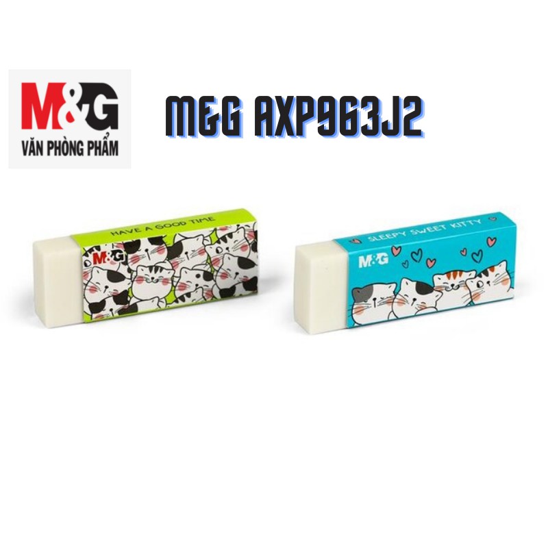 Combo 2 cục gôm tẩy Mèo M&amp;G AXP963J1 (giao màu ngẫu nhiên)