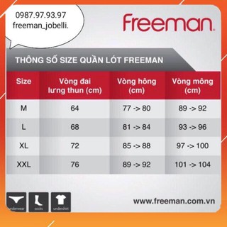 Freeman - Quần lót nam, MS 6040[hình thật] thun lụa