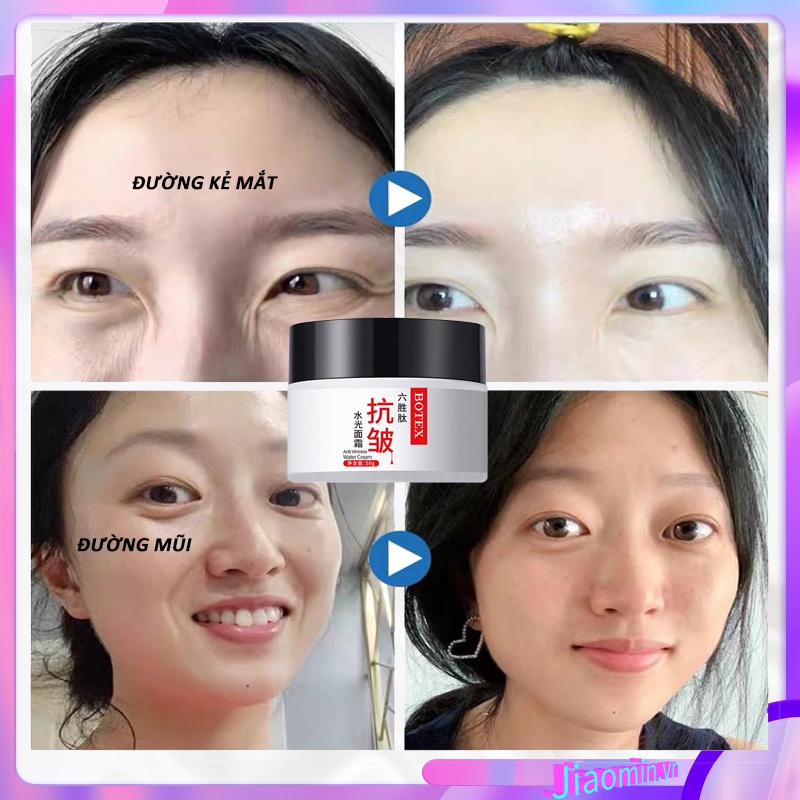 Kem Dưỡng Da Mặt Chống Nếp Nhăn Dưỡng Ẩm Làm Trắng Da Thu Nhỏ Lỗ Chân Lông Kiểm Soát Dầu 50g