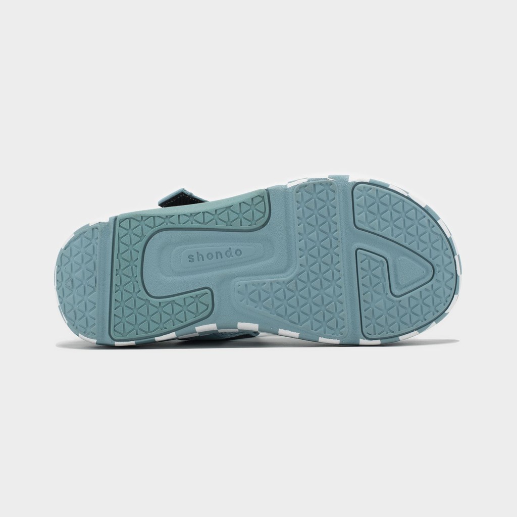 Giày Shondo Sandal F7 Racing caro xanh