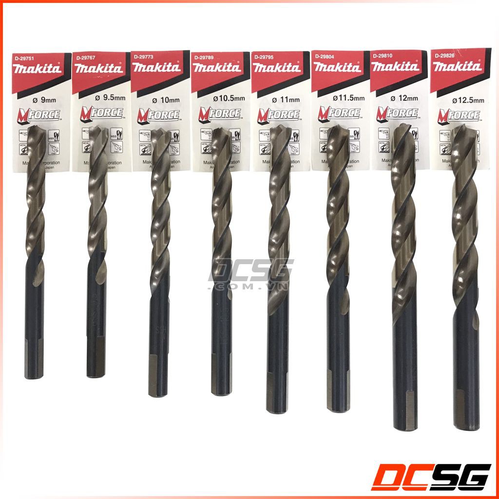 Mũi khoan kim loại HSS M-force 9.0mm-12.5mm Makita