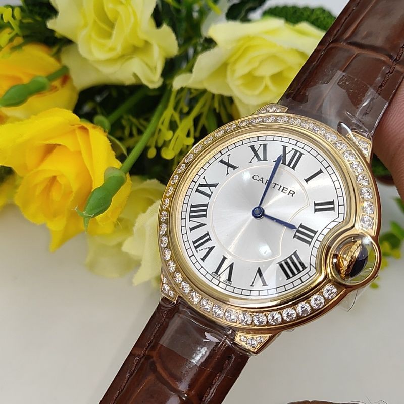 ĐỒNG HỒ ROMAN CAR-TIER NỮ QUAI DA