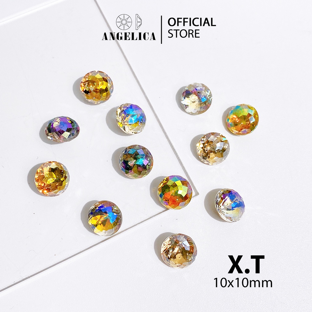 Đá Khối Nail Tròn Trang Trí Móng ANGELICA X.T