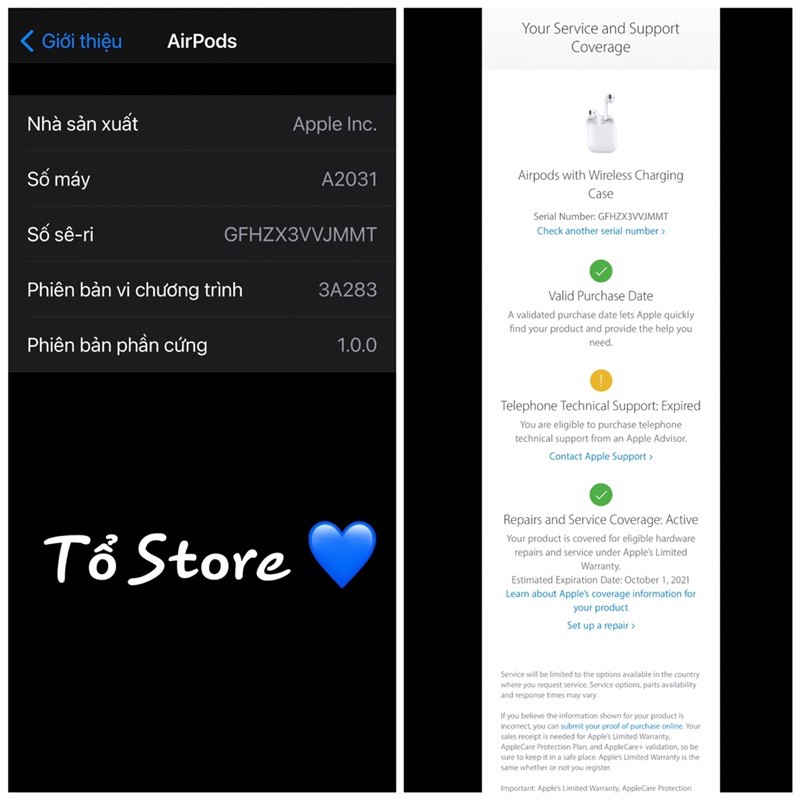 Tai Nghe TWS Air 2 Hổ Vằn 1562m Check Setting | BigBuy360 - bigbuy360.vn