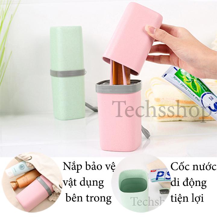 Hộp Đựng Bàn Chải Kem Đánh Răng Dao Cạo Râu Renai Ra-729 Dùng Đi Du Lịch, Công Tác, Phượt Có Ngăn Chia Tiện Lợi