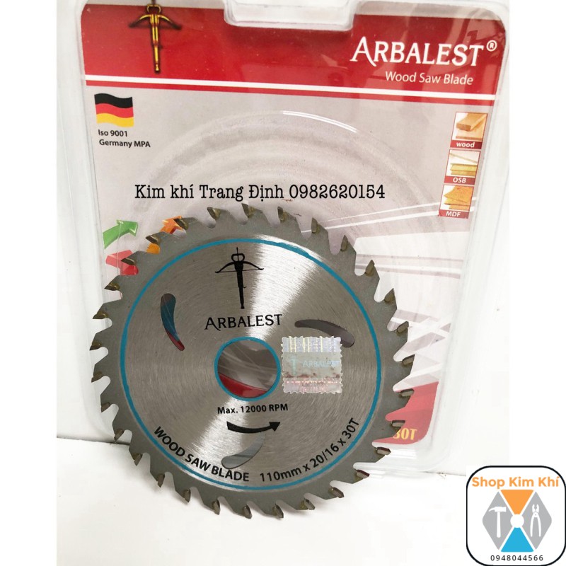 Lưỡi Cắt Gỗ 100mm ARBALEST Siêu Bền