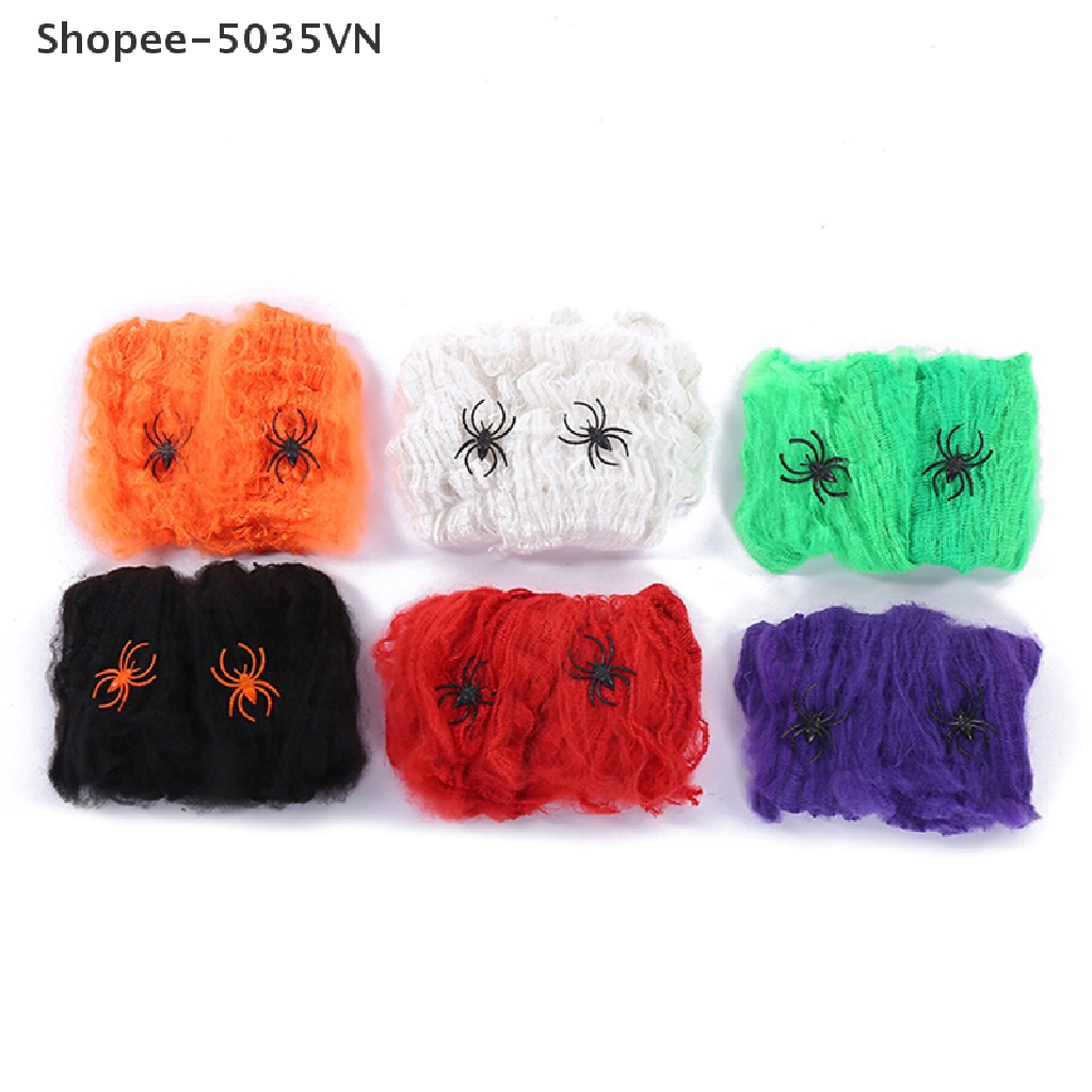 Mạng Nhện Giả Siêu Co Giãn Trang Trí Halloween Độc Đáo 1.vn