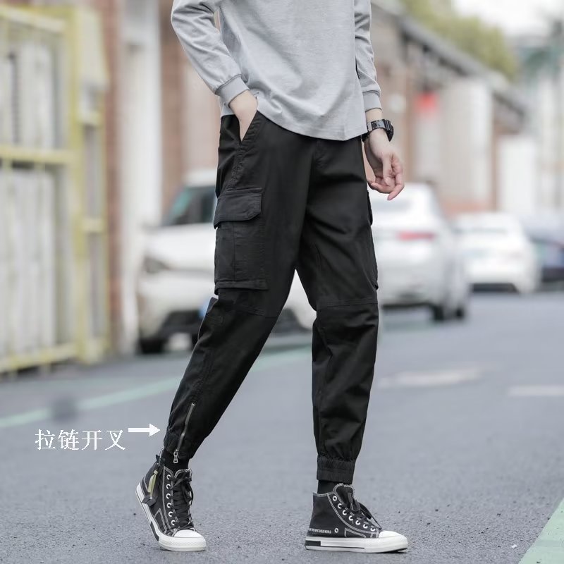 Quần Dài Dáng Suông Rộng Có Túi Lớn Chống Mài Mòn Size M-4XL Thời Trang Hàn Quốc Cho Nam