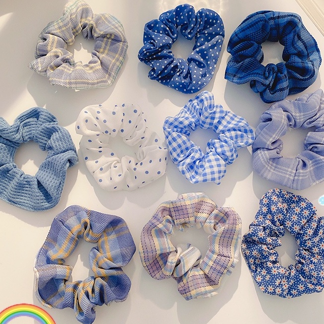 Dây Buộc Tóc Xinh Xắn vải Chiffon Phong Cách Retro Đơn Giản Thời Trang Cho Nữ