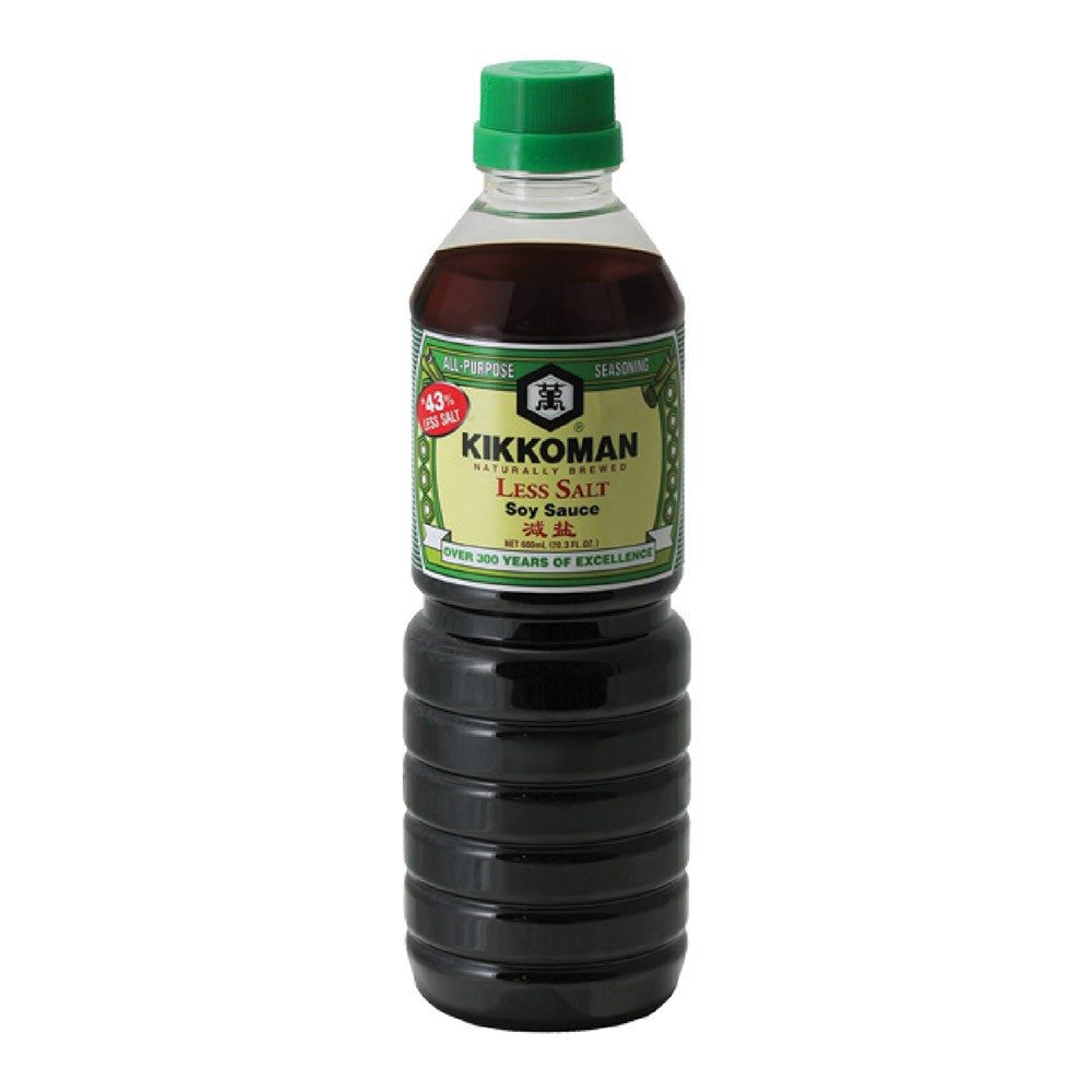 Nước tương Kikkoman ít muối 43 % 600ml KPHUCSINH - Hàng Chính Hãng