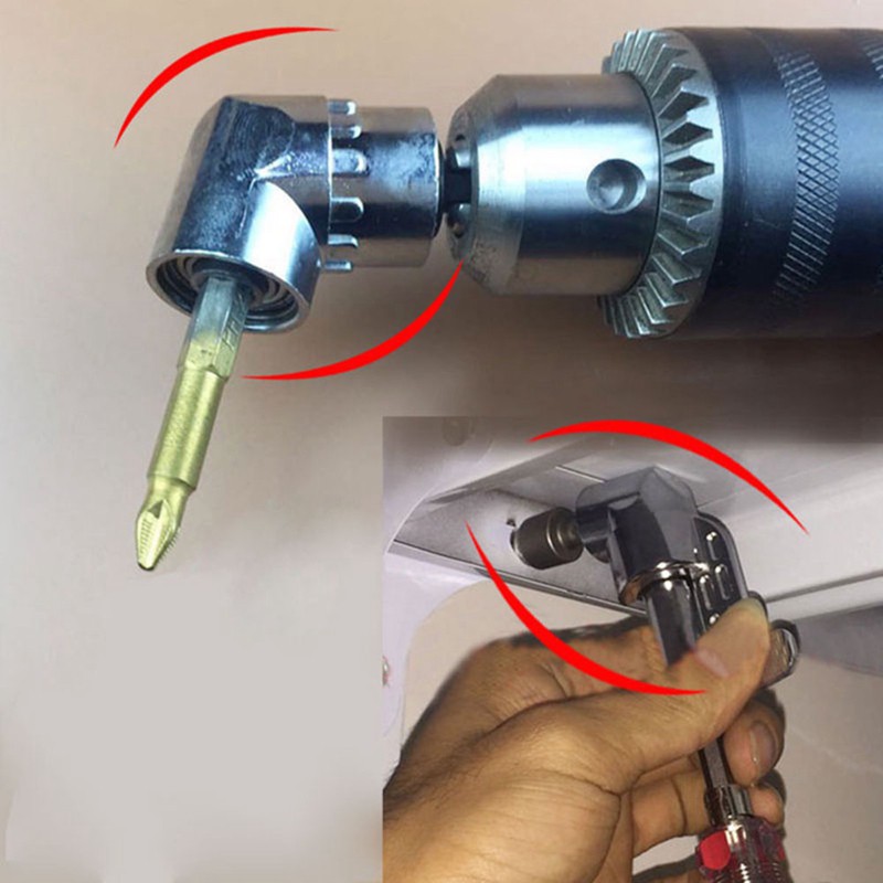 Đầu mũi khoan góc vuông  chuôi lục giác - Đầu chuyển hướng khoan 105 độ , dụng cụ bắt vít