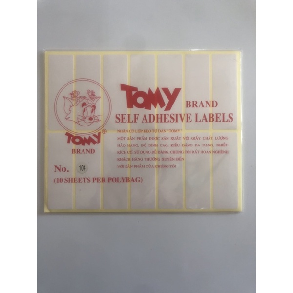 Giấy Tomy A5 các cỡ 107, 109, 121,104,100,118