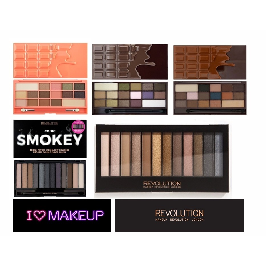 Bảng mắt Makeup Revolution sale 50% các loại (Hàng UK - Order 2 tuần)