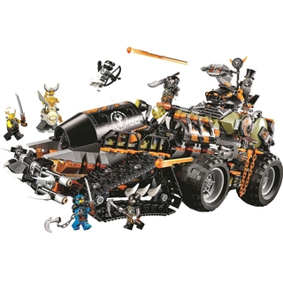 Đồ chơi Lắp ráp Mô hình Ninjago Pháo Đài Di Động Dieselnaut Dieselnaut Christmas Brithday Gift 10939 19037